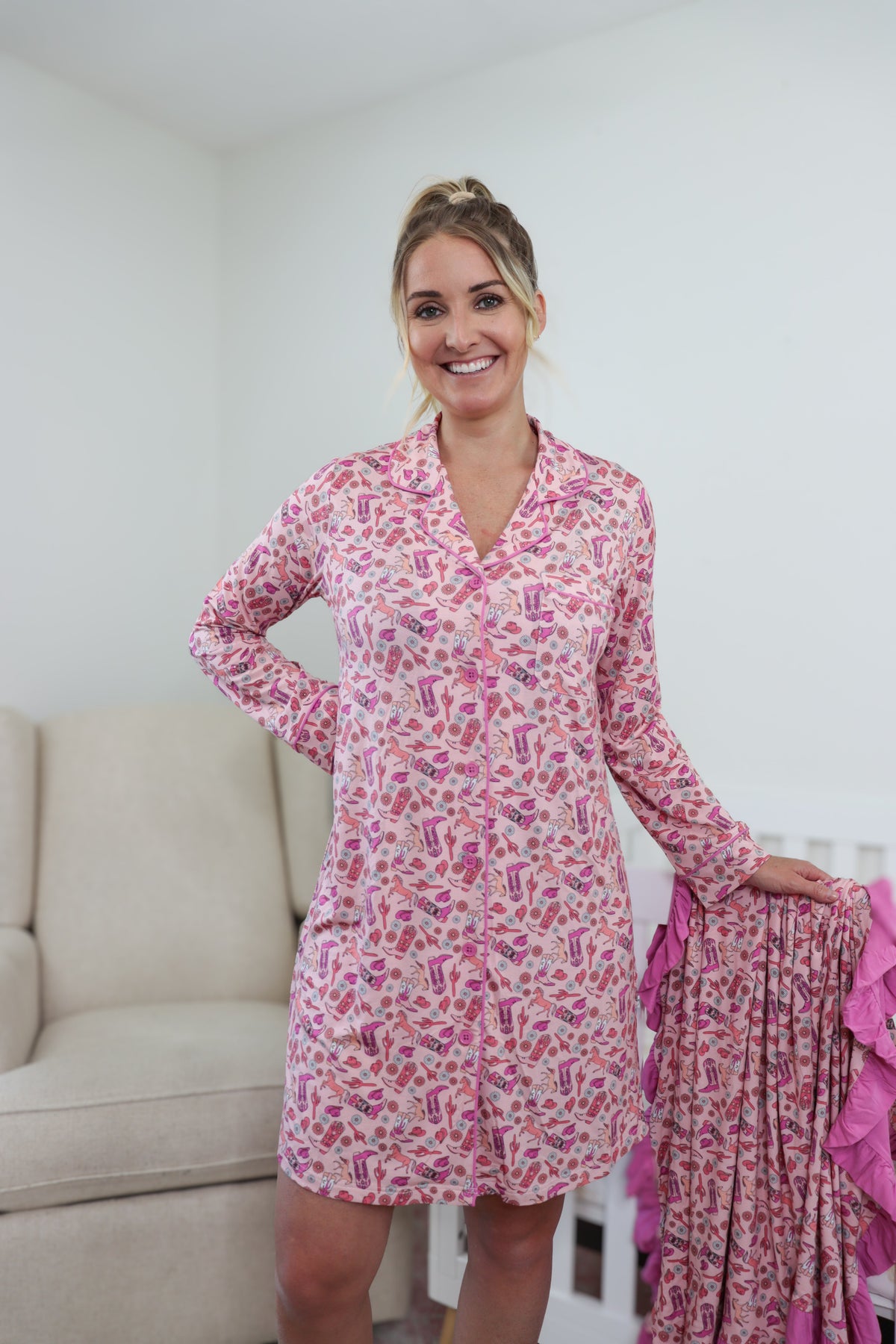 DREAM BIG LITTLE CO Stay Wild Cowgirl Women's Dream GownEveretts Place