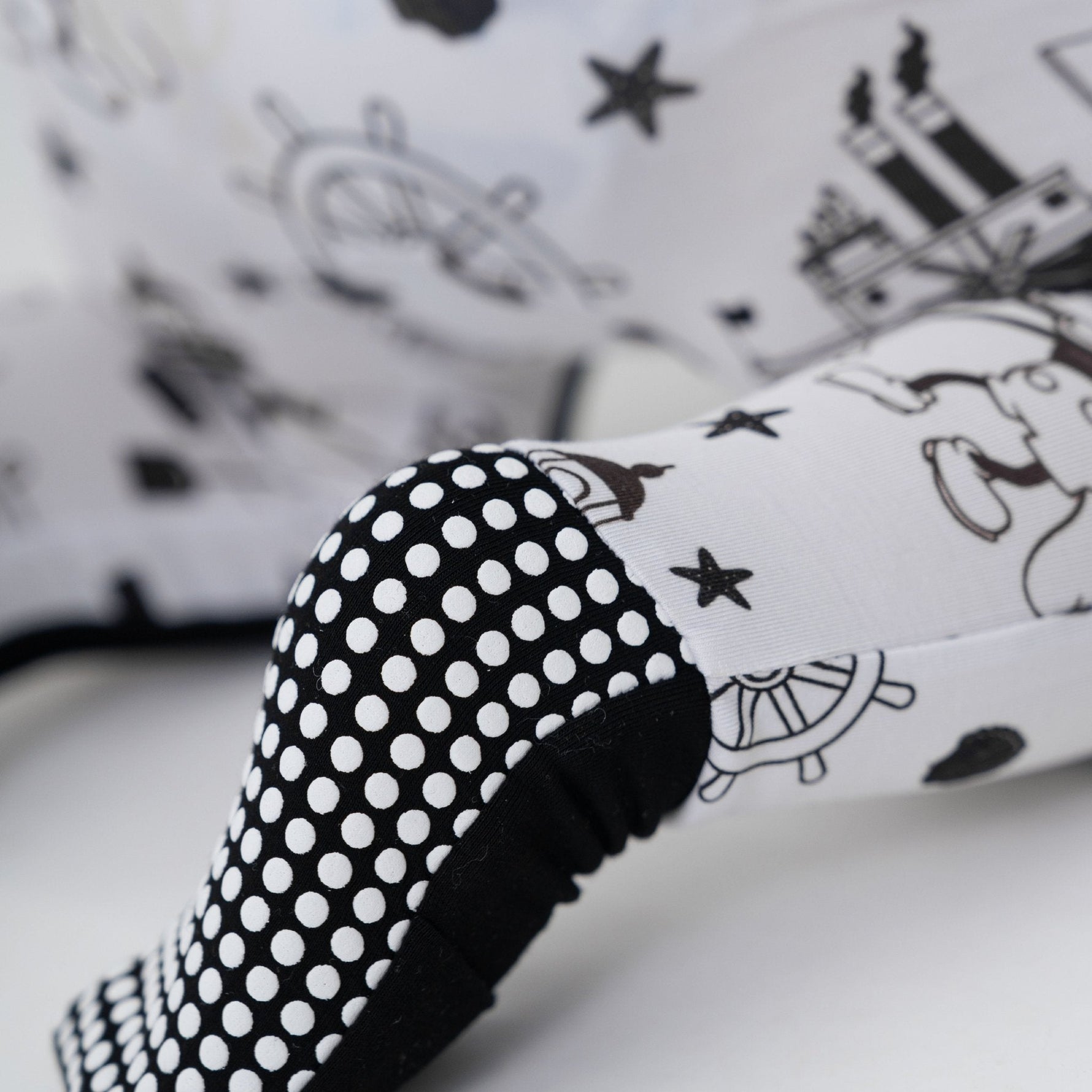 Bam & Stitch Steamboat Willie Bamboo Convertible Romper | Vintage Disney Sleeper - 