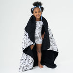 Bam & Stitch Steamboat Willie Bamboo Kids Blanket | Vintage Disney Style Quilt - 