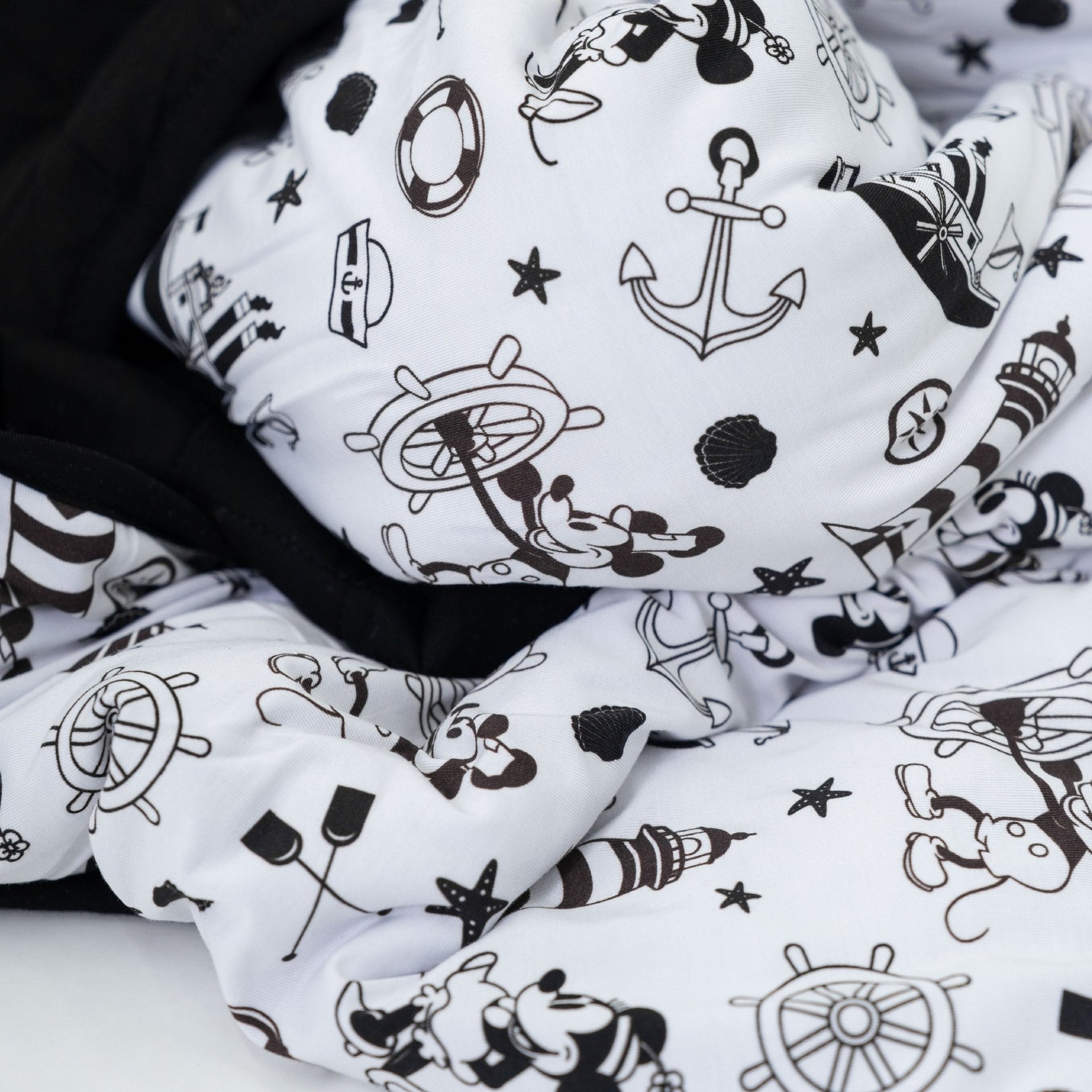 Bam & Stitch Steamboat Willie Bamboo Kids Blanket | Vintage Disney Style Quilt - 