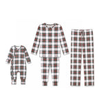 Christmas Plaid Family Matching Soft Bamboo Pajamas by Tesa Babe