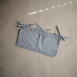 Mushie Storage Pocket for Baby Essentials with Adjustable Ribbon Ties - Everetts Place Boutique - 