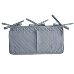 Mushie Storage Pocket for Baby Essentials with Adjustable Ribbon Ties - Everetts Place Boutique - 