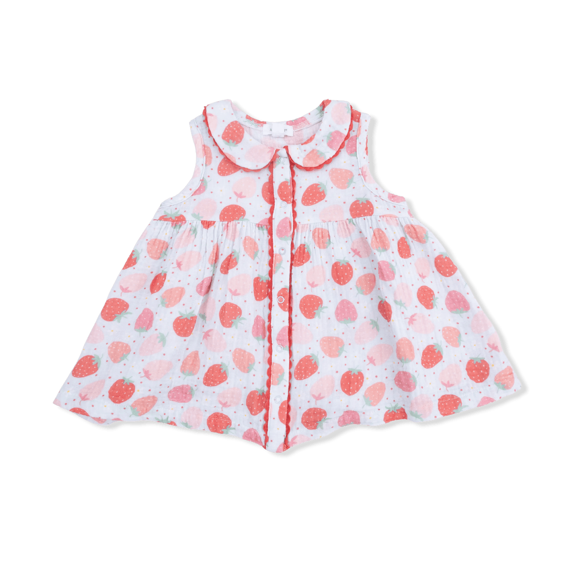 Angel Dear Strawberry Bliss - Jill Dress with Bloomer & Large Bow - 