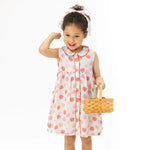 Angel Dear Strawberry Bliss - Jill Dress with Bloomer & Large Bow - 
