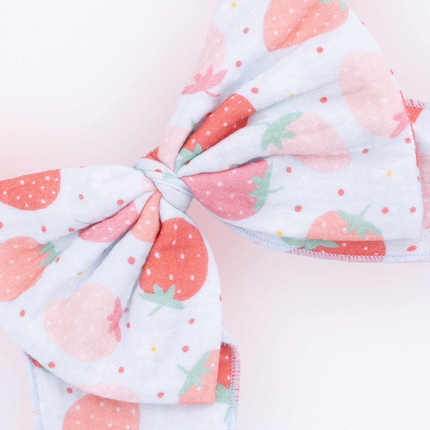 Angel Dear Strawberry Bliss - Large Bow - 