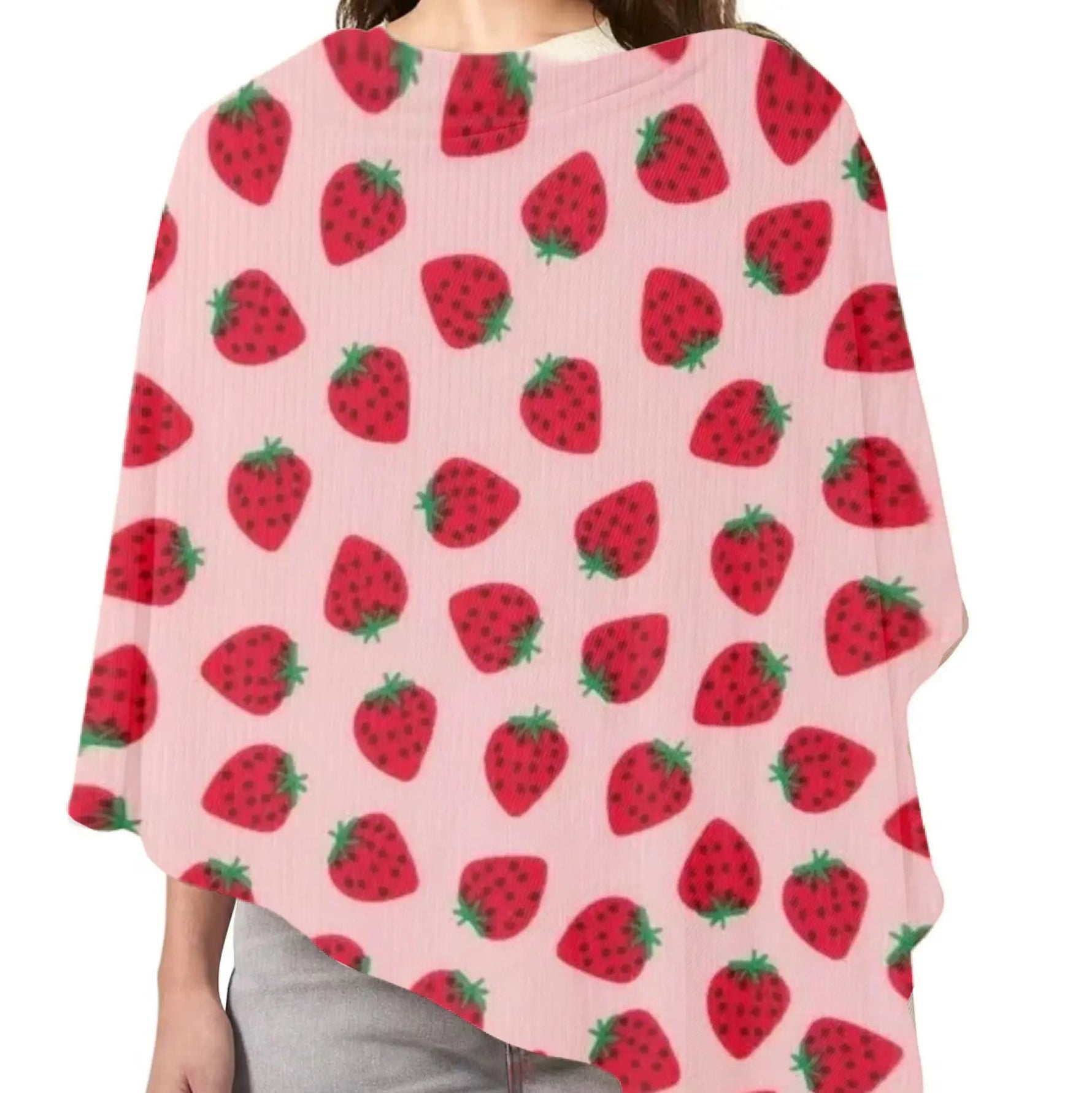 Little Mae & Co Strawberry Car Seat Cover - 