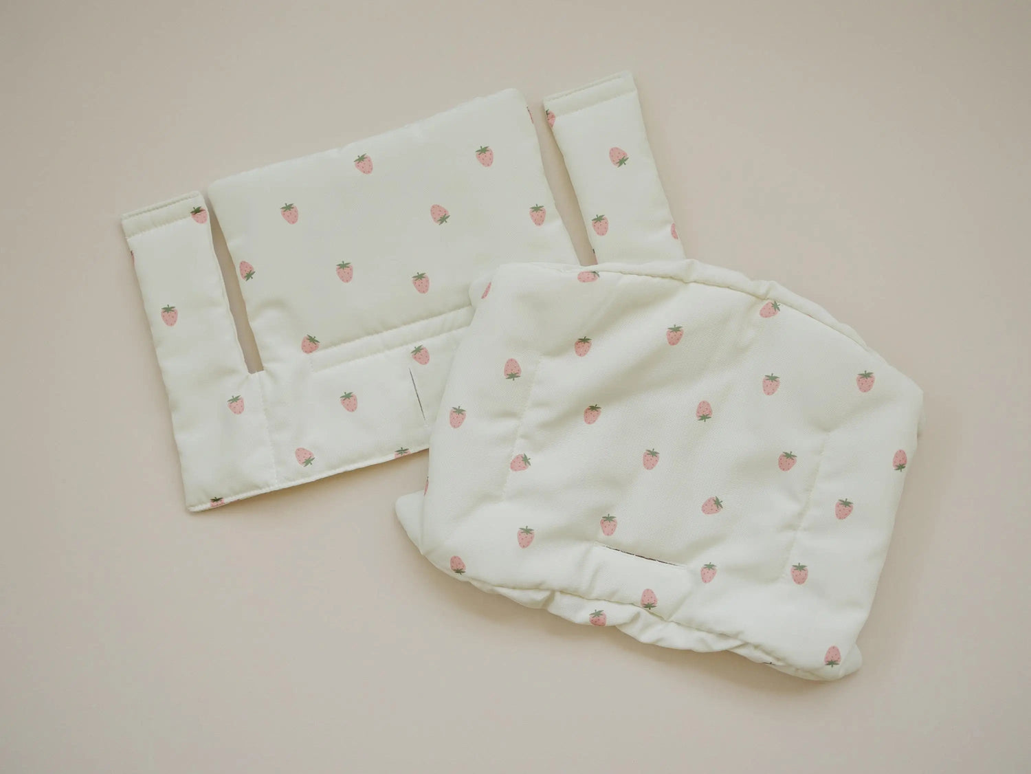 Little Joy Co. Strawberry Cushion for the Stokke Tripp Trapp Highchair - Wipeable Cover - Baby Highchair Accessories -