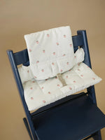 Little Joy Co. Strawberry Cushion for the Stokke Tripp Trapp Highchair - Wipeable Cover - Baby Highchair Accessories -
