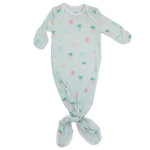 Goosewaddle® | Newborn Baby Blankets Toys Teethers Bibs & More Strawberry Print Knotted Gown for Newborns with Comfort