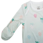 Goosewaddle® | Newborn Baby Blankets Toys Teethers Bibs & More Strawberry Print Knotted Gown for Newborns with Comfort