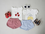 Mebie Baby Strawberry Ruffle Tee - 