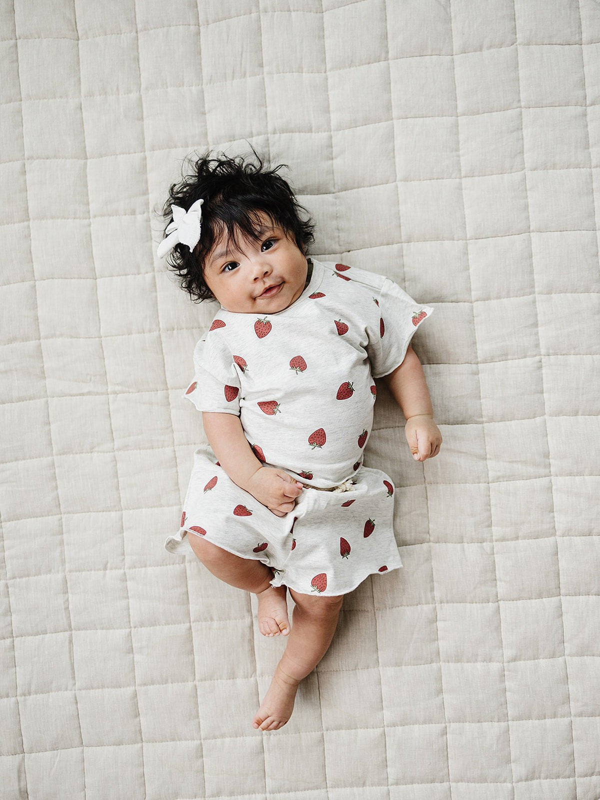 Mebie Baby Strawberry Short Set - 