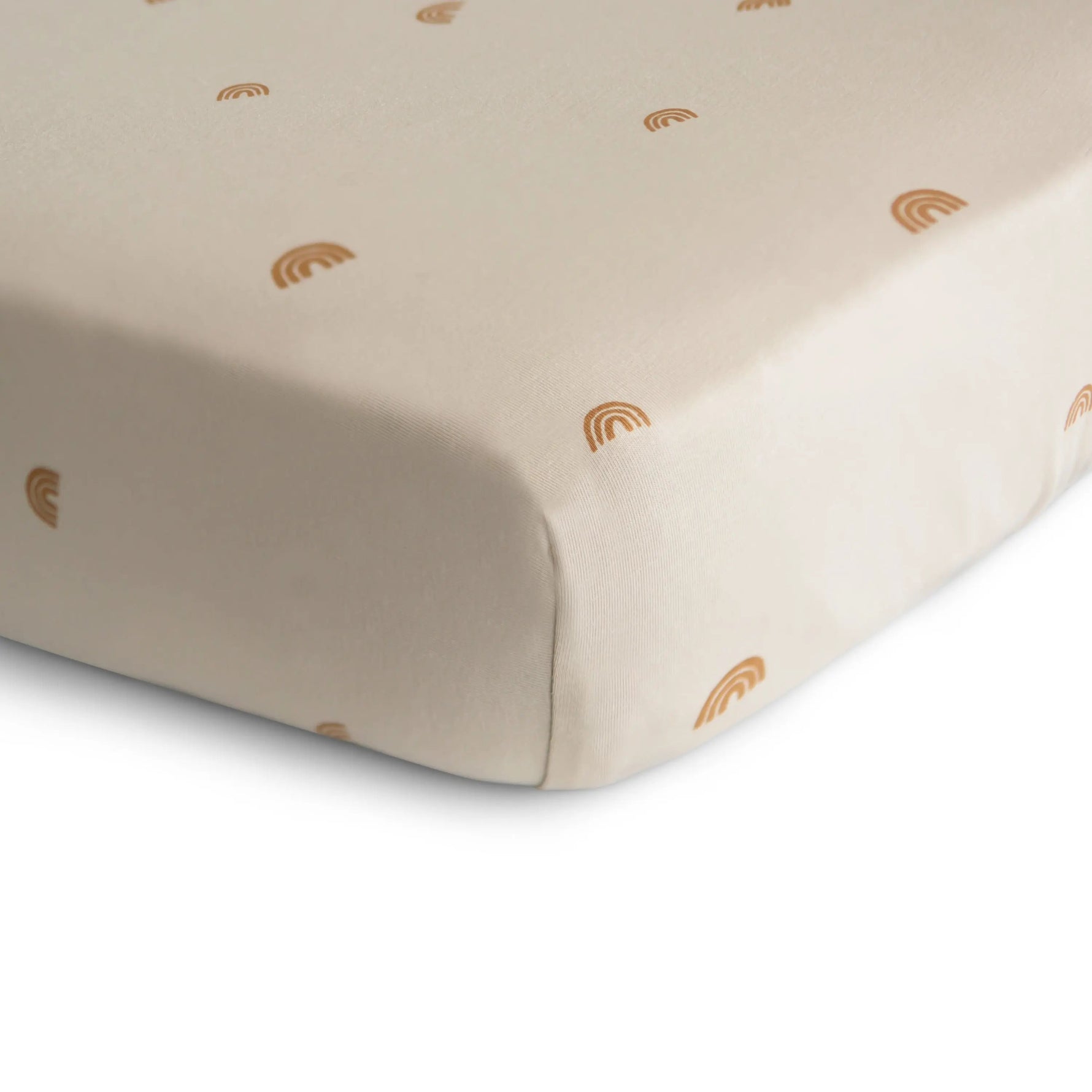 Mushie Stretchy Crib Sheet - 
