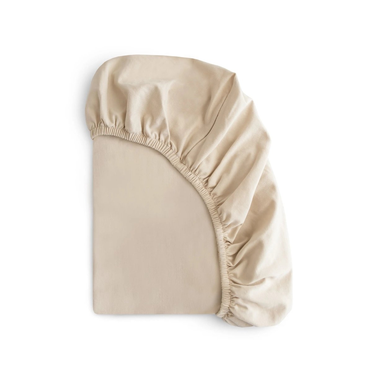 Mushie Stretchy Mini Crib Sheet Made with Organic Cotton Soft and Breathable Perfect Fit - 