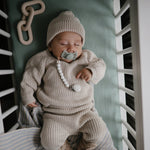 Mushie Stretchy Mini Crib Sheet Made with Organic Cotton Soft and Breathable Perfect Fit - 