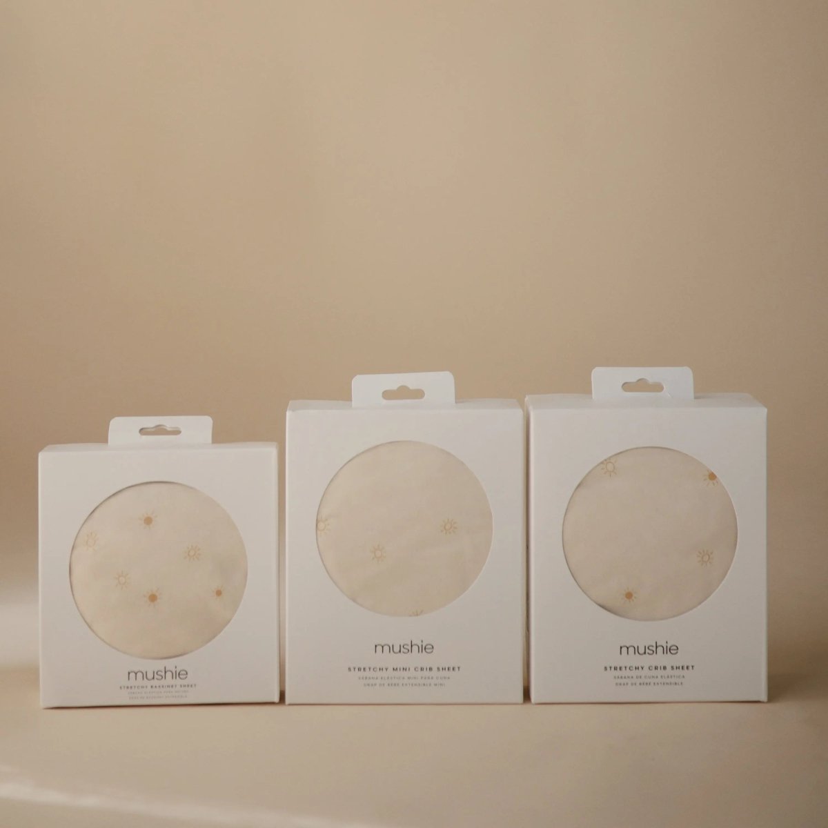 Mushie Stretchy Mini Crib Sheet Made with Organic Cotton Soft and Breathable Perfect Fit - 