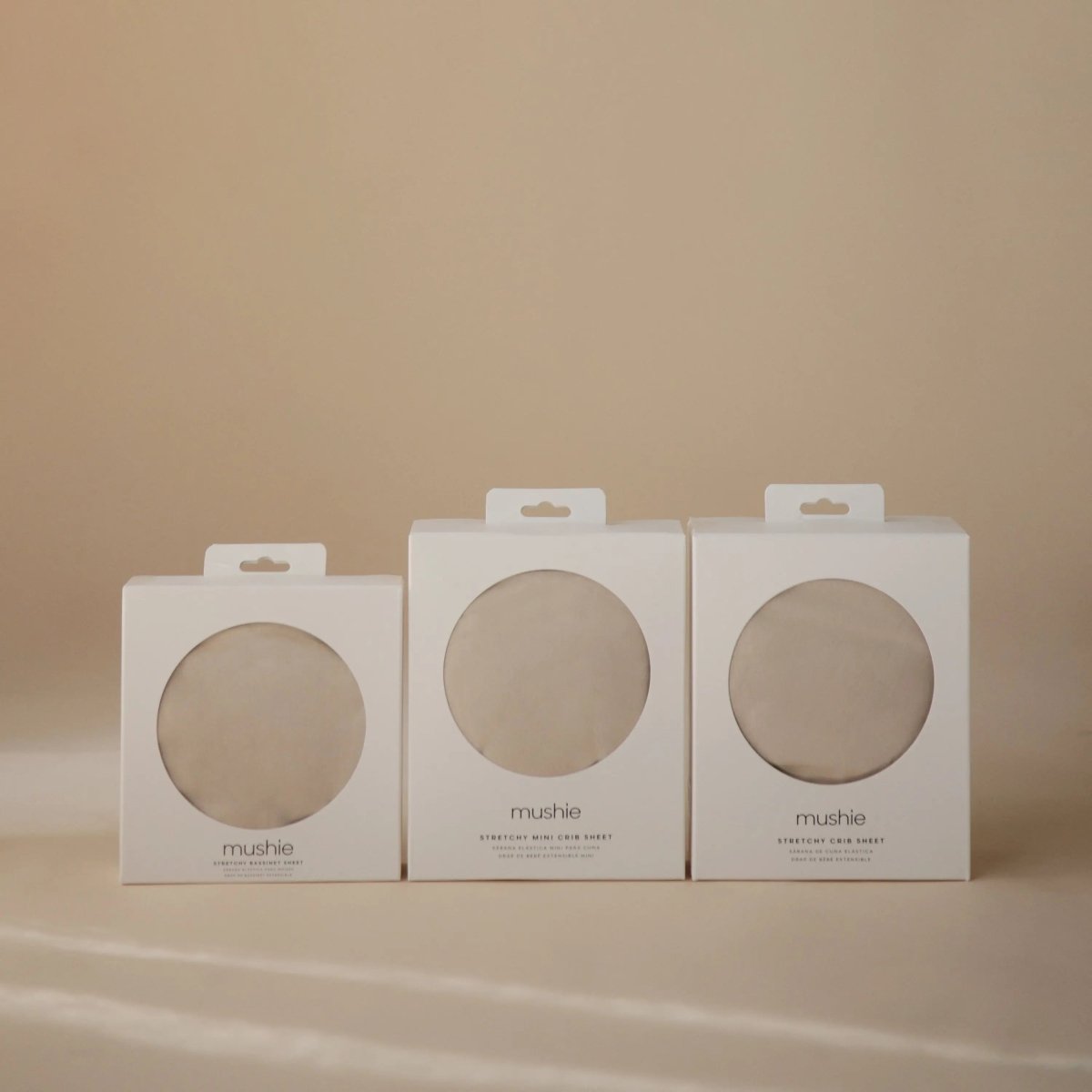 Mushie Stretchy Mini Crib Sheet Made with Organic Cotton Soft and Breathable Perfect Fit - 