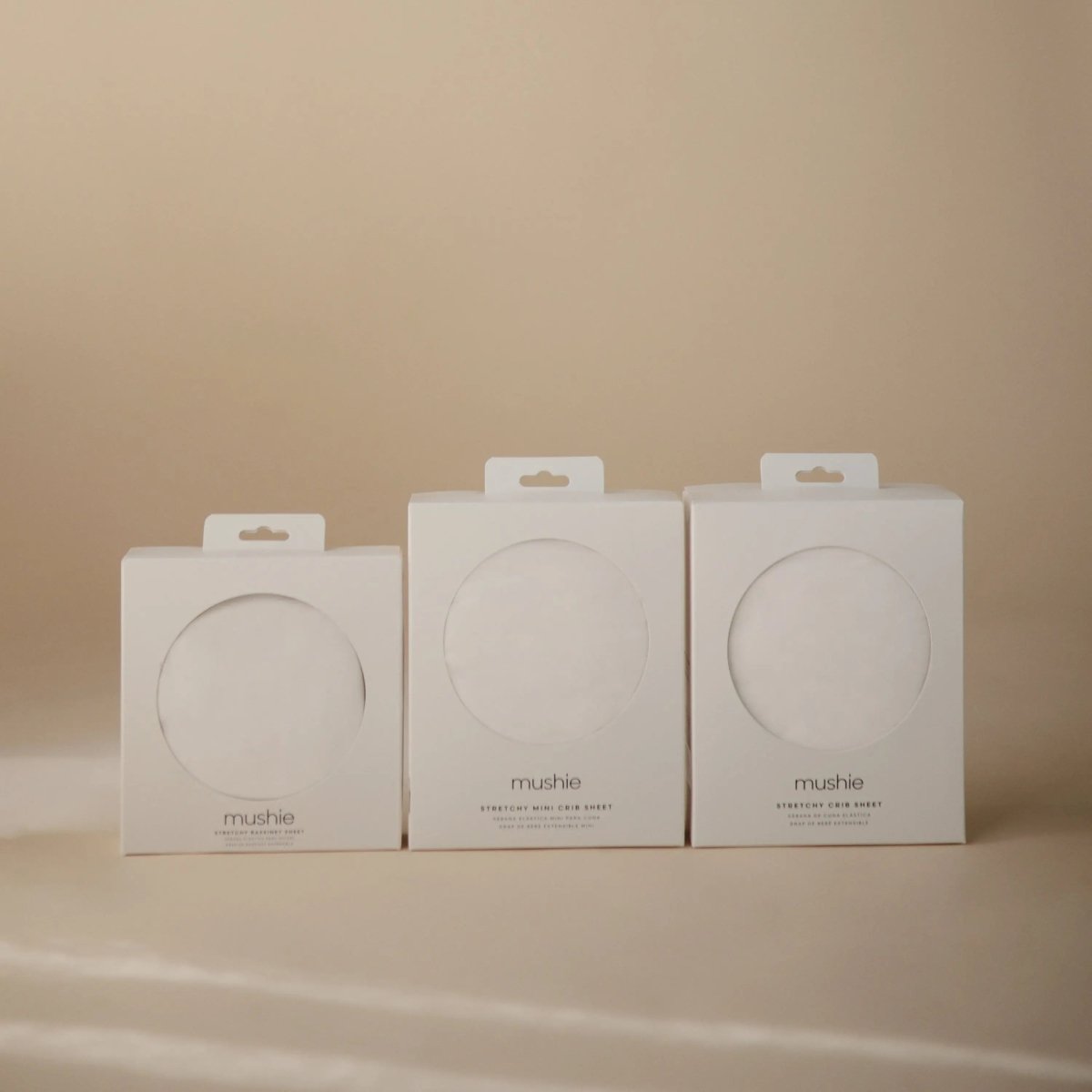 Mushie Stretchy Mini Crib Sheet Made with Organic Cotton Soft and Breathable Perfect Fit - 