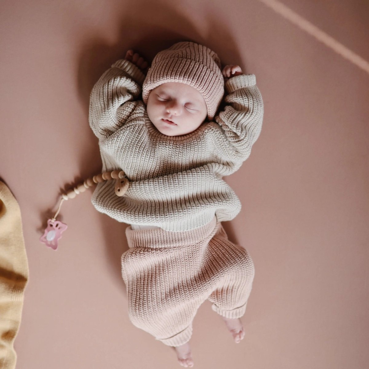 Mushie Stretchy Mini Crib Sheet Made with Organic Cotton Soft and Breathable Perfect Fit - 