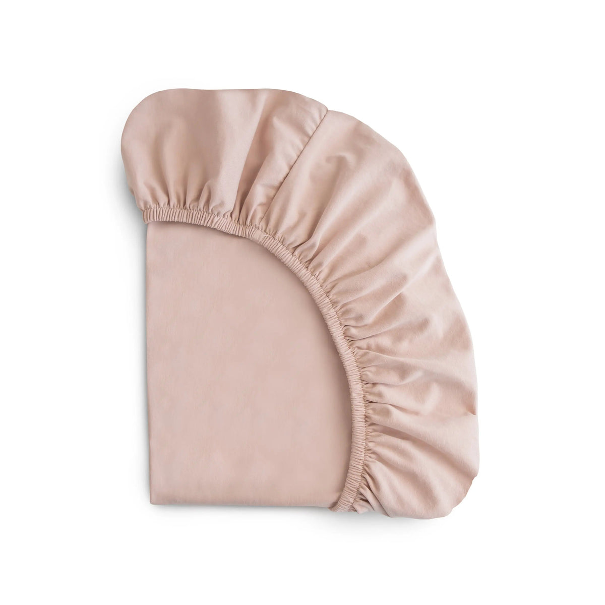 Mushie Organic Cotton Mini Crib Sheet for Breathable Comfort -