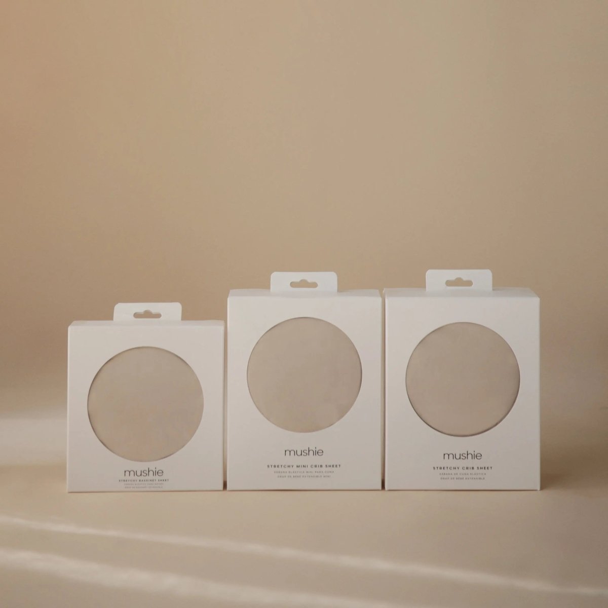 Mushie Stretchy Organic Cotton Bassinet Sheet for Babies with Fully Elastic Edges - 