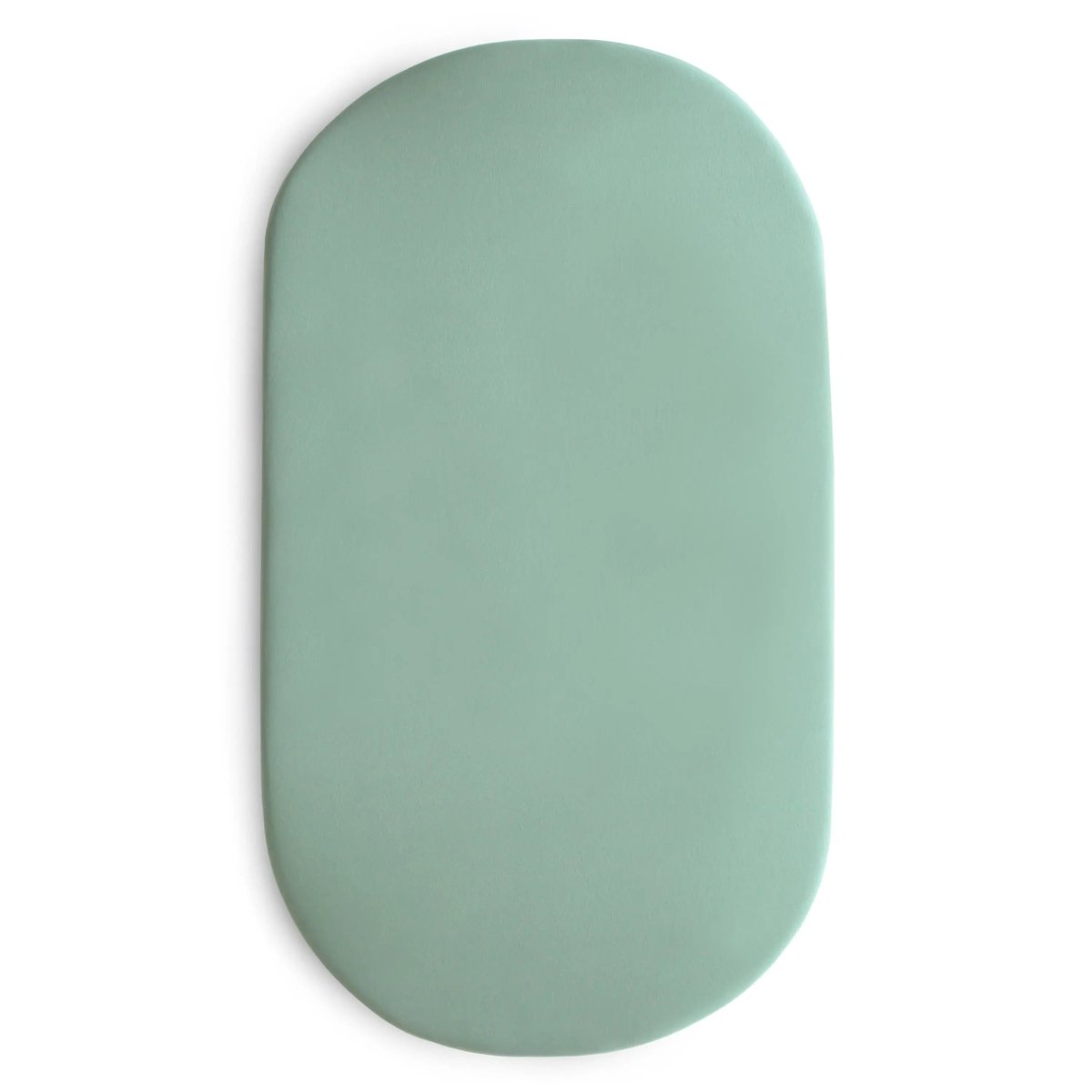 Mushie Stretchy Organic Cotton Bassinet Sheet for Babies with Fully Elastic Edges - 