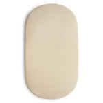 Mushie Stretchy Organic Cotton Bassinet Sheet for Babies with Fully Elastic Edges - 