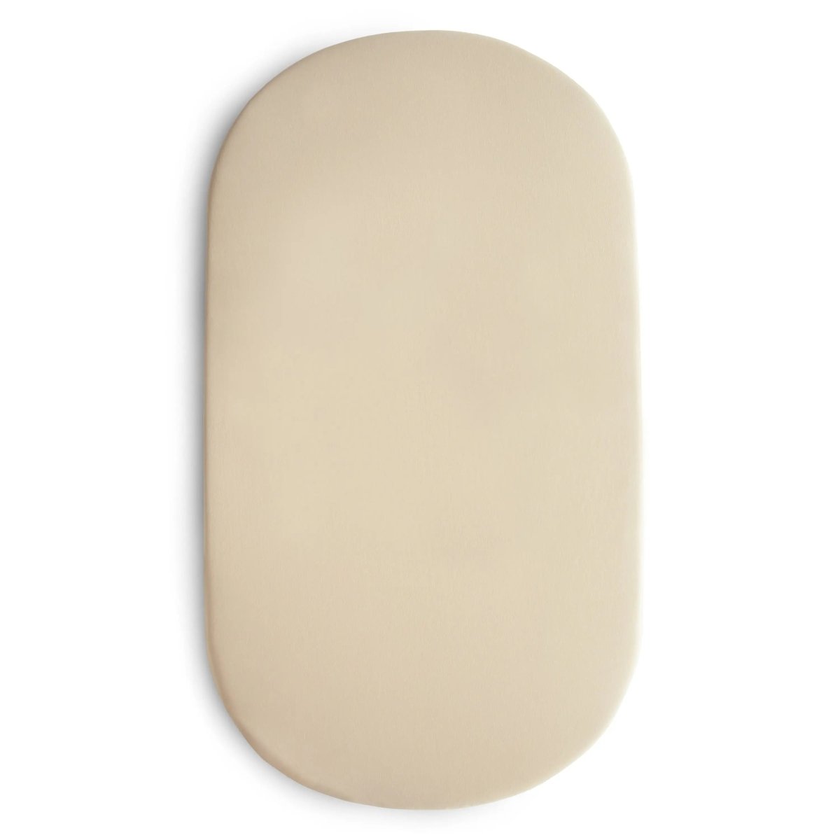 Mushie Stretchy Organic Cotton Bassinet Sheet for Babies with Fully Elastic Edges - 