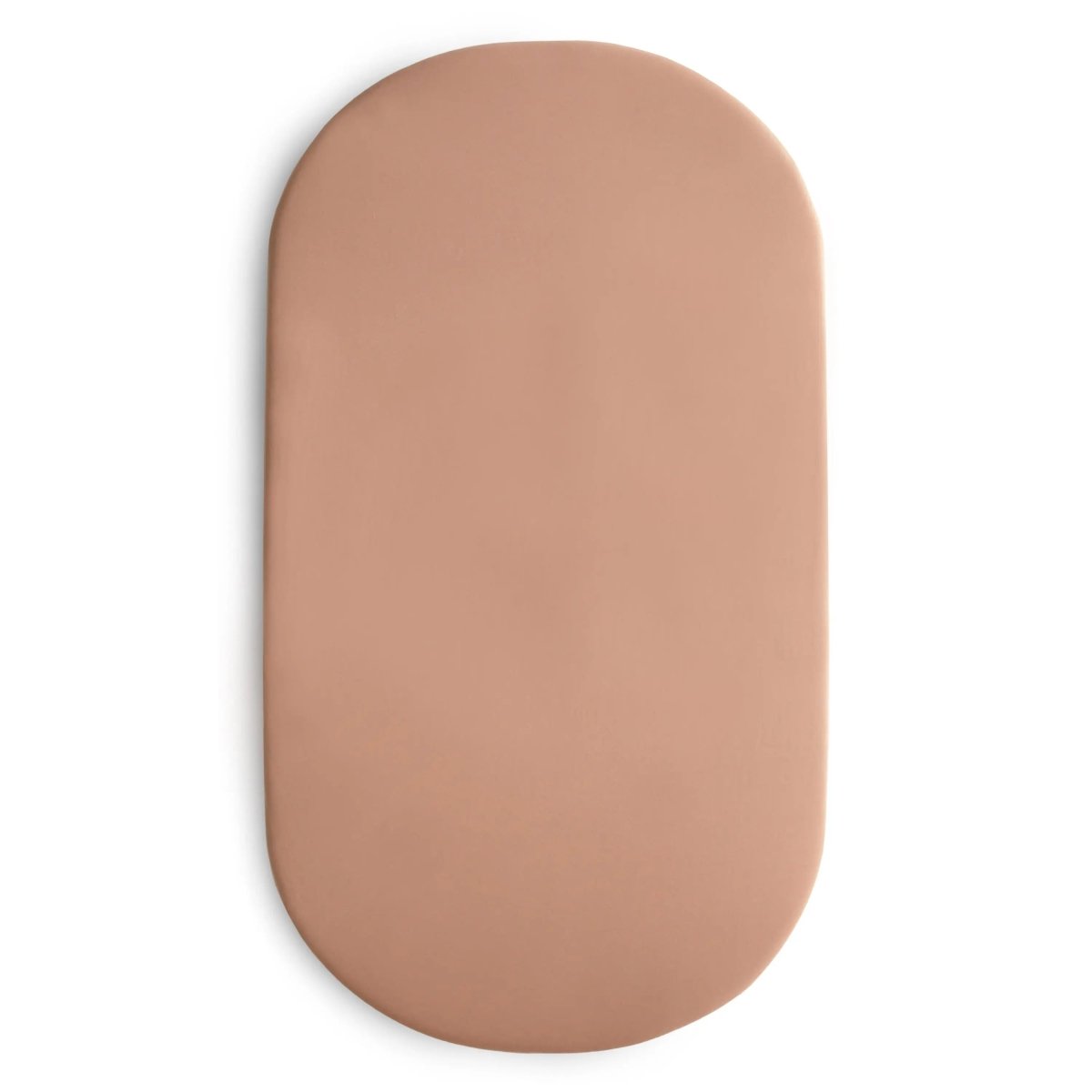 Mushie Stretchy Organic Cotton Bassinet Sheet for Babies with Fully Elastic Edges - 