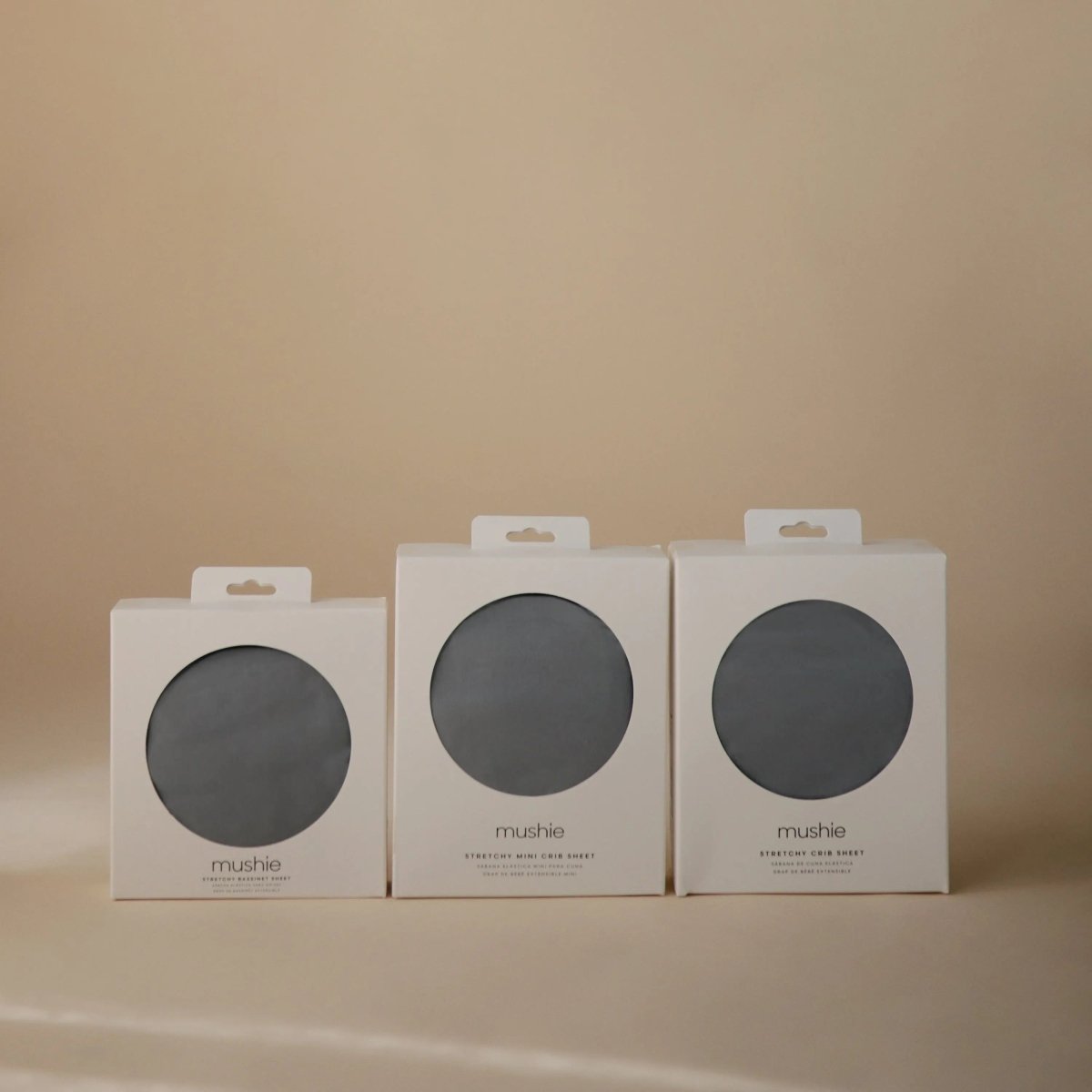 Mushie Stretchy Organic Cotton Bassinet Sheet for Babies with Fully Elastic Edges - 