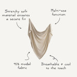 Mushie Stretchy Swaddle - 