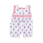 Angel Dear Stripe Dot Roses - Bow Playsuit - 