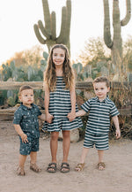 Mebie Baby Stripe Linen Dress - 