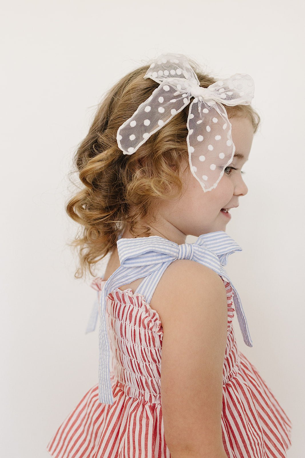 Mebie Baby Stripe Ruffle Dress - 