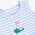 Angel Dear Striped Golf - Tank Bodysuit Dress - 