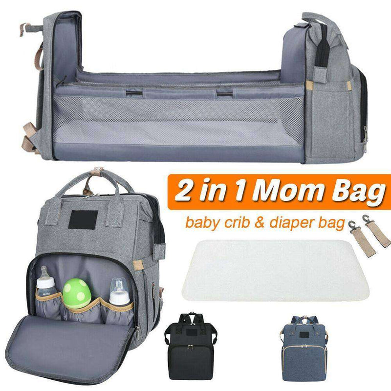 Stroller Diaper Bag with Baby Bed - Everetts Place: Online Boutique - Parenthood & Accessories