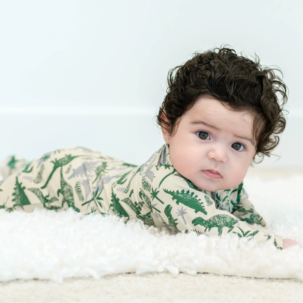 Sweet Bamboo Stylish Baby Zipper Footie with Two Way Zipper for Easy Diaper Changes - 