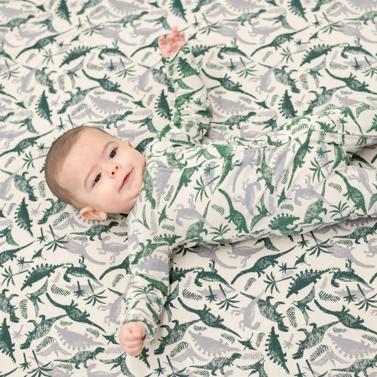 Sweet Bamboo Stylish Baby Zipper Footie with Two Way Zipper for Easy Diaper Changes - 