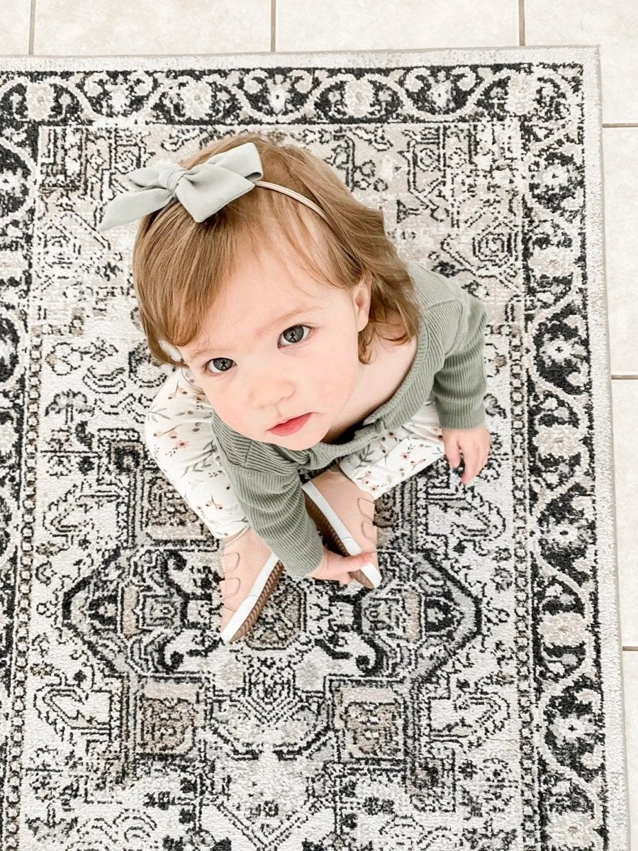 Little Love Bug Co. Stylish Low Top Sneakers with Double Velcro for Growing Kids - 