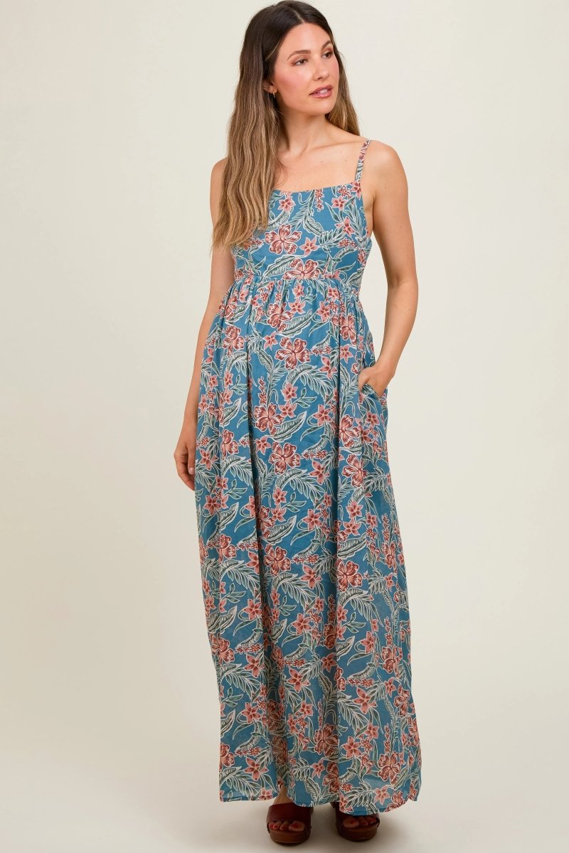 PinkBlush Stylish Maternity Dress with Lightweight Fabric for Expecting Moms - 