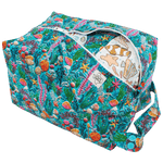 Texas Tushies Stylish Sea Embroidery Diaper Pod with Zipper for Busy Parents - 