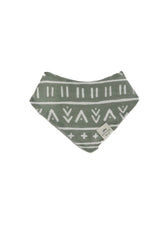 Succulent Bandana Bib Organic Cotton With Adjustable Snaps - Everetts Place Boutique - 