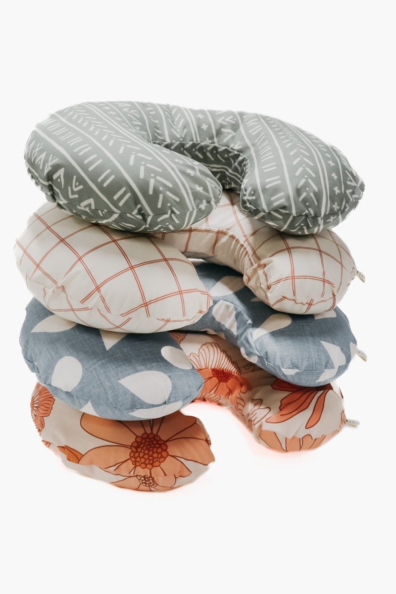 Succulent Nursing Pillow Cover for Feeding and Tummy Time - Everetts Place Boutique - 