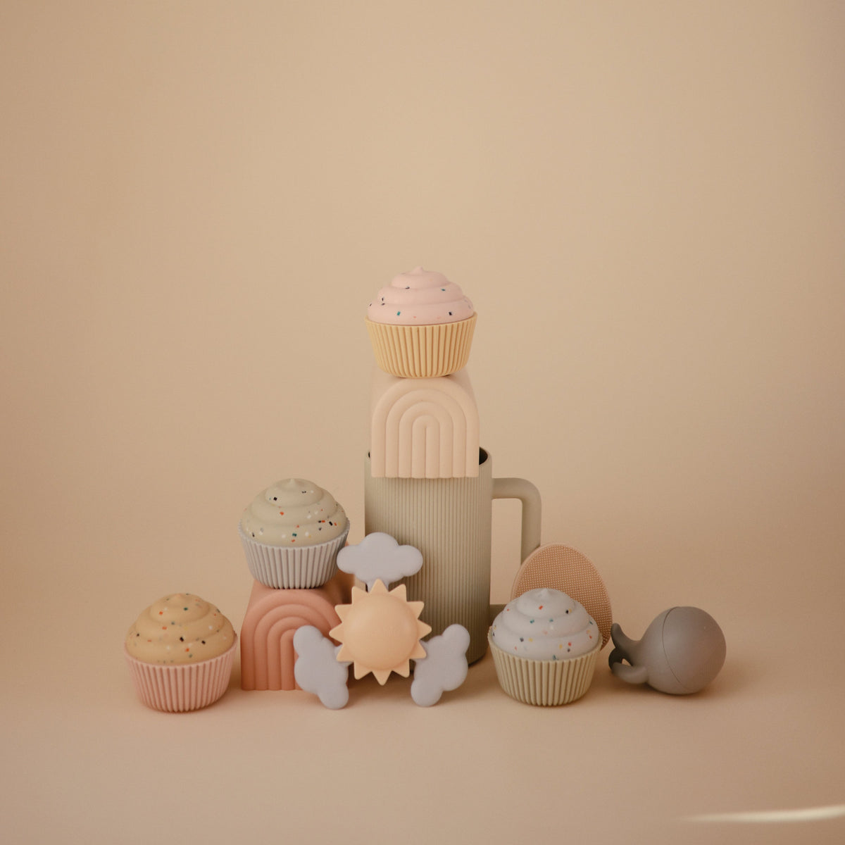 Mushie Suction Spinner Toy
