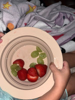 Three Little Tots Sugar Cookie Collapsible Bowl for Travel or Home - 