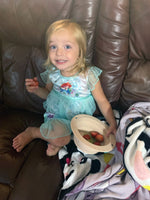 Three Little Tots Sugar Cookie Collapsible Bowl for Travel or Home - 