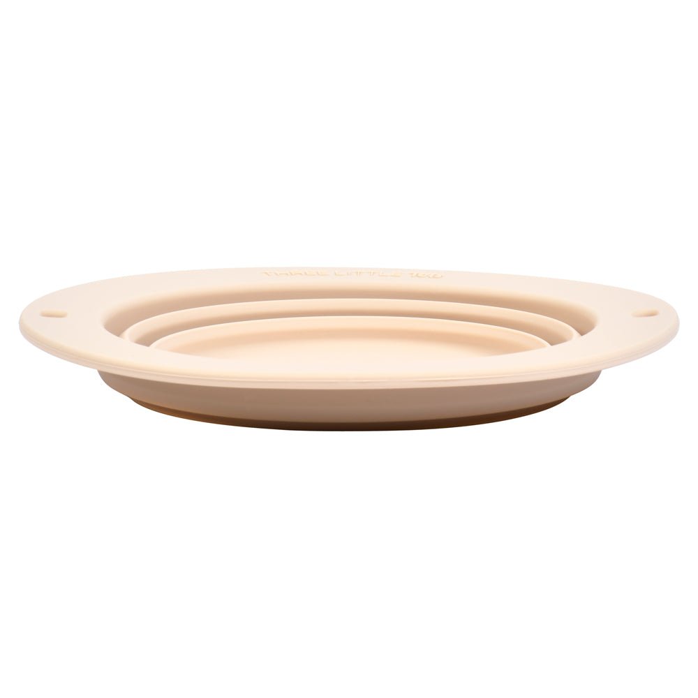 Three Little Tots Sugar Cookie Collapsible Bowl for Travel or Home - 