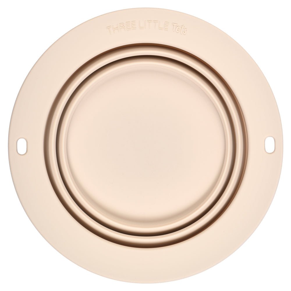 Three Little Tots Sugar Cookie Collapsible Bowl for Travel or Home - 