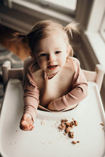 Three Little Tots Sugar Cookie Silicone Bib with Crumb Catcher - 